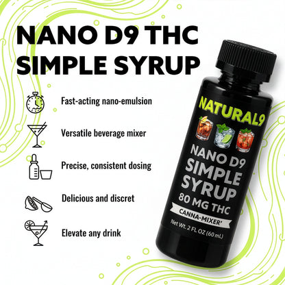Nano D9 THC Simple Syrup Canna-Mixer
